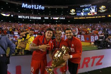 Fue el tercer arquero en la Copa América Centenario. No sumó minutos.