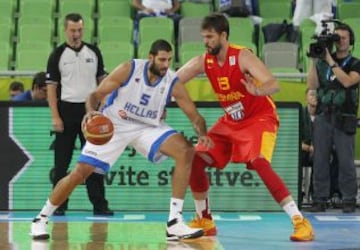 Bourousis y Marc Gasol