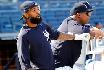 Así fue como quedaron las caras de todos al final del partido entre Red Sox y Yankees tras ver cuatro home runs en la noche del jueves.