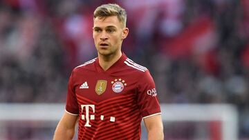 El centrocampista alem¨¢n del Bayern de M¨²nich Joshua Kimmich es fotografiado durante el partido de f¨²tbol de la primera divisi¨®n de la Bundesliga alemana entre el FC Bayern de M¨²nich y el SC Freiburg en M¨²nich, en el sur de Alemania, el 6 de noviembre de