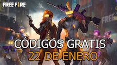 Free Fire | Códigos de hoy jueves 22 de enero de 2026: recompensas gratis