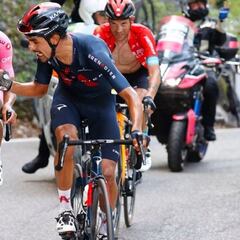 Daniel Martínez es premiado como el mejor gregario del Giro