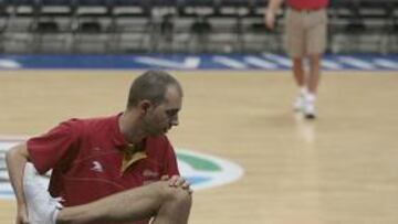 <strong>APURA PLAZOS.</strong> Rudy quema etapas en su recuperación para estar a punto para el Eurobasket.