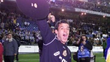 Nuno celebró el título de Copa.