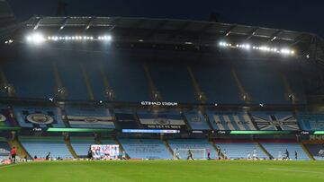 El Etihad, en la previa de un partido de Premier.