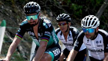 Peter Sagan rodando en su Fondo en Barranquilla