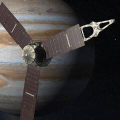 La sonda espacial Juno entra en la órbita de Júpiter, el planeta gigante
