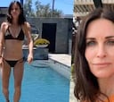 Courteney Cox luce cuerpo en bikini a los 55 años