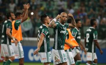 Gran partido de Yerry Mina en la Copa Libertadores 