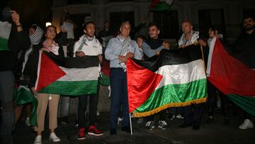 Palestine protest in Madrid, October 2023