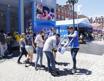 Ambiente de Champions en las calles de Madrid