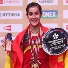 Carolina Marín se quita en Japón la espina del Mundial