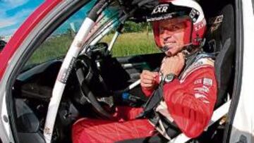 <b>SATISFECHO. </b>Xavier Foj ha hecho una buena carrera con el Toyota y estaba contento su actuación.