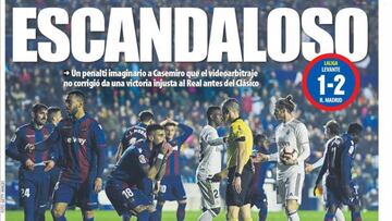 La prensa de Barcelona protesta por el VAR: "Escandaloso"