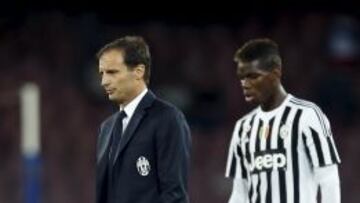 Allegri: "A veces Pogba pierde la lucidez, pero aprenderá"