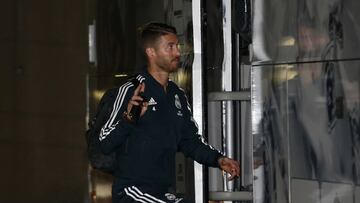 Sergio Ramos se concentró con el equipo para hacer piña
