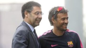 Bartomeu y Luis Enrique.