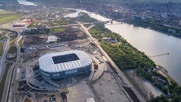 El Estadio de Kaliningrado tiene 33.973 asientos.