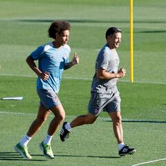 Witsel y Oblak ya se entrenan con el Atlético