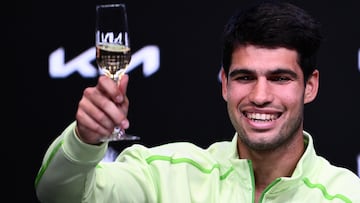 Alcaraz has previously inked up to commemorate Grand Slam victories at the US Open, Wimbledon and Roland-Garros.