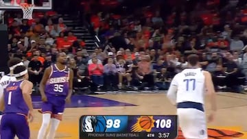 La falta de respeto de Durant a Doncic tras anotar una canasta en su cara