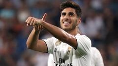 El jugador del Real Madrid, Marco Asensio, durante un partido.