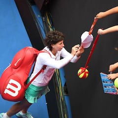 Carla Suárez: "Gritar en la pista es mi asignatura pendiente"