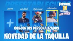 Fortnite: ya disponible la personalización de la taquilla