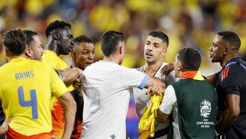 El inicio del escándalo entre Uruguay y Colombia que no se había visto: vean a Suárez y Borja