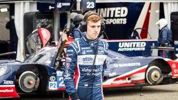 Un niño en las 24 Horas con gasolina sin petróleo