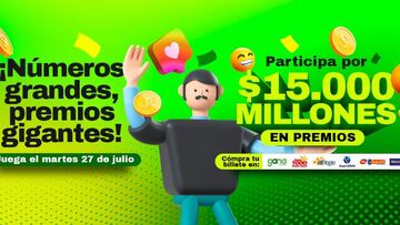 Resultados chances y loterías Cruz Roja y Huila: números que cayeron hoy | 27 de julio