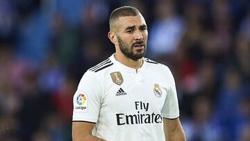 Benzema con el Madrid.