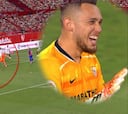 Nunca visto: jugador de Sevilla se puso de arquero y le hizo la tapada del año al otro portero