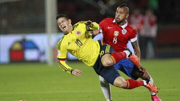 Los 3 duelos clave que marcarán el choque Colombia-Chile