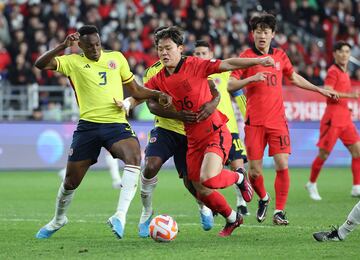 Colombia empató 2-2 frente a Córea del sur en su primer amistoso del año. Los goles estuvieron a cargo de James Rodírguez y Jorge Carrascal, mientras que por los coreanos marcó Heung Min Son.