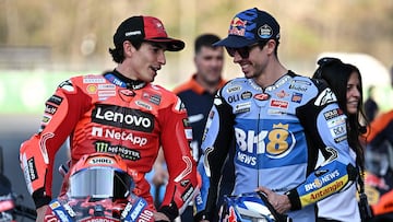 Los Márquez Alentà, Marc y Ález, en la recta de Buriram.