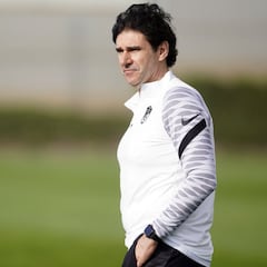 Germán y Escudero, únicos defensas en la final ante el Celta