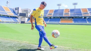 Santiago Arzamendia, nuevo jugador del Cádiz.