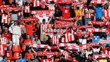 Aficionados del Almería.