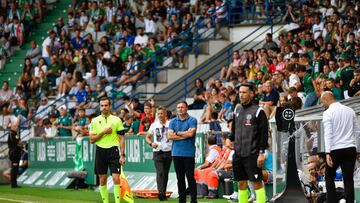 Crist¨®bal Parralo, t¨¦cnico del Racing de Ferrol.