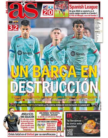 Las portadas de AS de diciembre