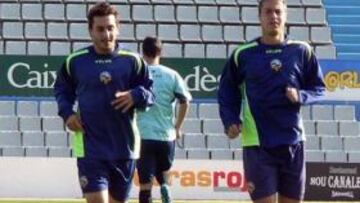 <b>FELIZ. </b>Piera ya se entrenó ayer con sus nuevos compañeros.