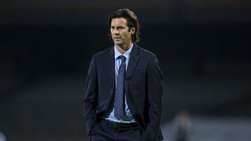   Santiago Solari America Head Coach during the game Pumas UNAM vs America, corresponding to the 17th round match of the Torneo Guard1anes Clausura 2021 of the Liga BBVA MX, at Olimpico Universitario Stadium, on May 02, 2021.
 
 &lt;br&gt;&lt;br&gt;
 
 Santiago Solari Director Tecnico de America durante el partido Pumas UNAM vs America, correspondiente a la Jornada 17 del Torneo Clausura Guard1anes 2021 de la Liga BBVA MX, en el Estadio Olimpico Universitario, el 02 de Mayo de 2021.