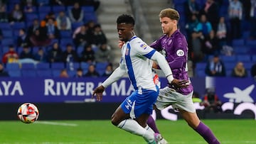 05/12/23 PARTIDO SEGUNDA RONDA COPA DEL REY
ESPANYOL - REAL VALLADOLID  
KEITHA BALDE