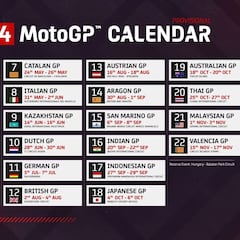 MotoGP 2024: cuándo empieza el Mundial, calendario y fechas de cada carrera
