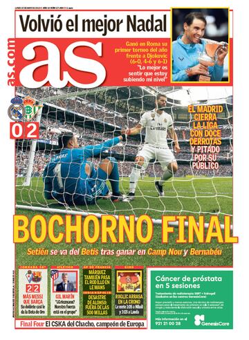 Las portadas de AS de mayo