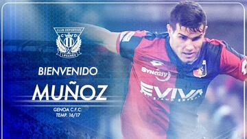 Ezequiel Muñoz, nuevo jugador del Leganés.