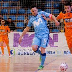 Primer triunfo del Burela tras 24 jornadas y ante el Movistar