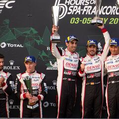 Victoria al límite de Alonso con Toyota en las 6 Horas de Spa