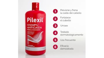 Pilexil champ¨² antica¨ªda con excelente tolerancia y disponible en Amazon.